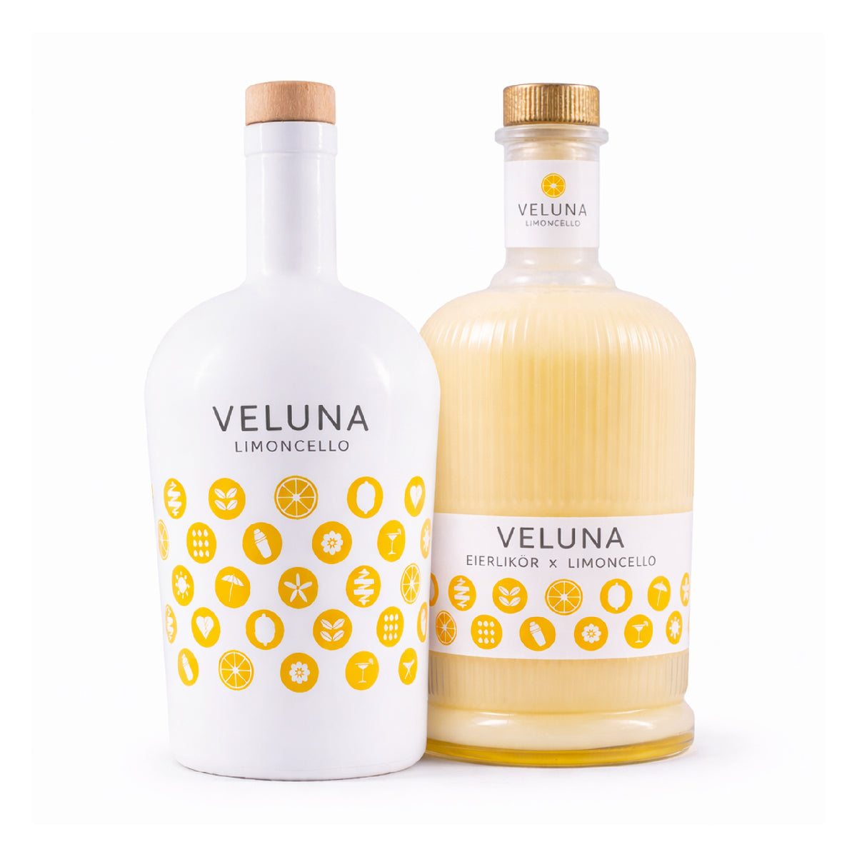 Velune Limoncello und Veluna Eierlikör mit Limoncello ls Bundle
